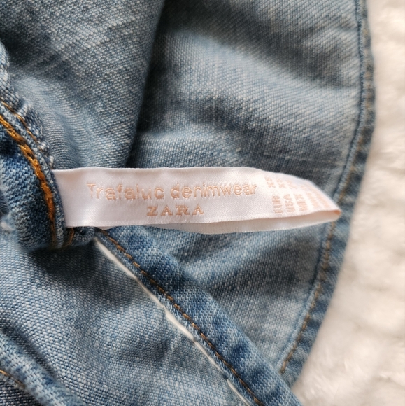 Zara Ruffled Denim Bralette - Picture 11 of 11